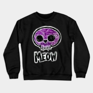 Kitty Skull Meow Crewneck Sweatshirt